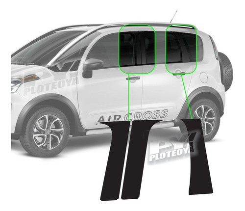 Calcos Parantes Compatible Para Citroen Aircross Completo