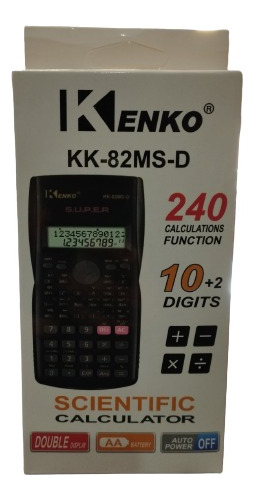  Calculadora Cientifica Kenko Kk-82ms-10-12 Digitos