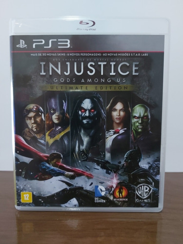 Injustice Gods Amongus Ps3 Original Midia Fisica Novo