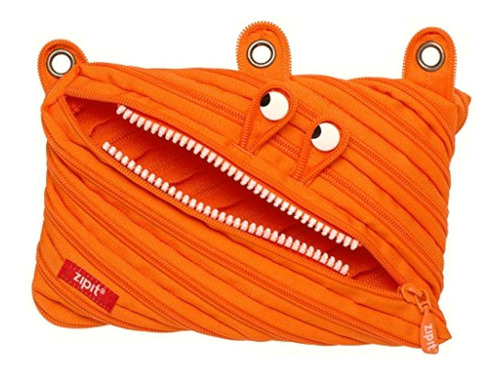 Zipit Ztm3r-ge-1 Monster 3 Ring Pouch Orange