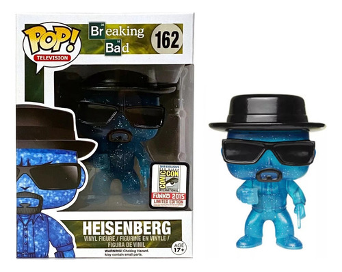 Funko Heisenberg #162 Breaking Bad Comicon 2015 Blue Crystal