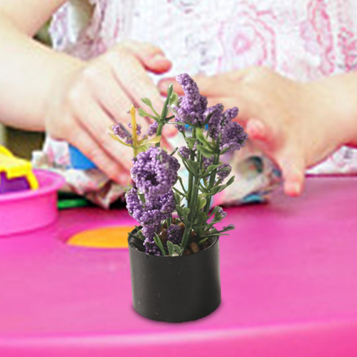 Aplicável A 1/12 Adorno De Bonsái De Flores En Miniatura