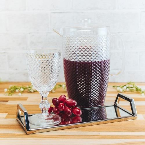 Jogo / Conjunto De 6 Taças Transparente 320ml Vinho/água Cor Royal Transparente