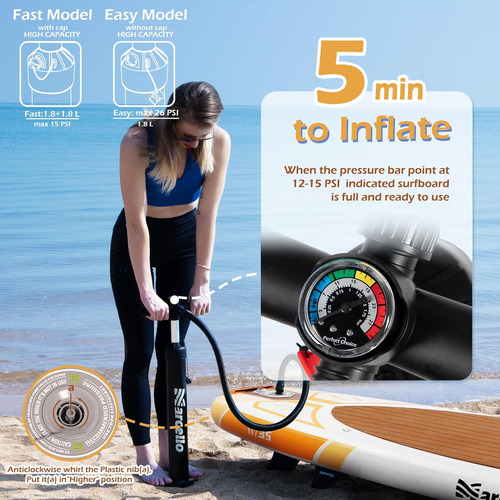 Inflatable Paddle Board 11'×34 ×6 Ultra-light Paddle Board