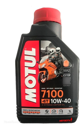 Aceite Para Moto Motul 7100 100% Sintético 10w40 Motocity