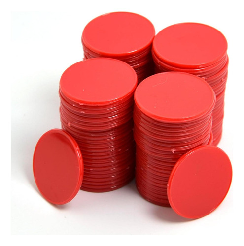 Contadores De Plástico Smartdealspro 100pcs 32mm Con Caja