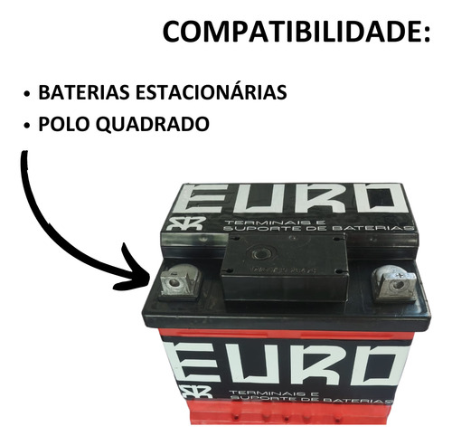 Kit 2 Pares Conector De Bateria Estacionaria Nobreak Som