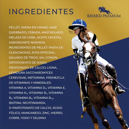 Alimento Balanceado Para Equinos Bayard 40 Kg
