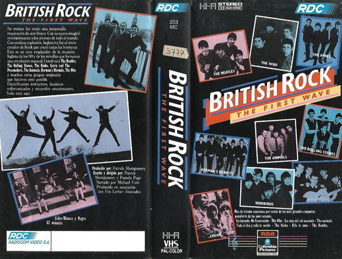 British Rock Vhs The Beatles The Who Rolling Stones The Kink