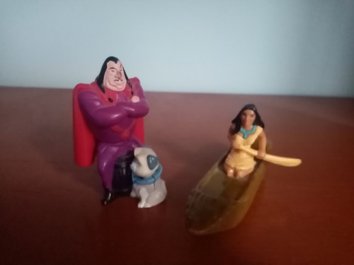 Lote De 2 Figuras De Pocahontas, Mc Donalds