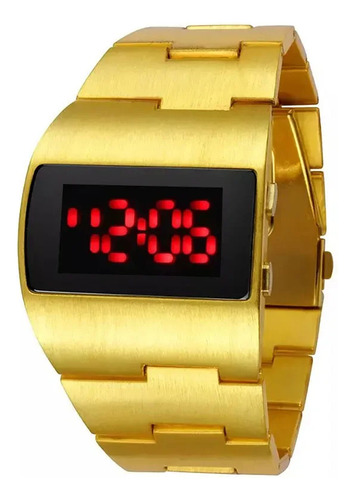 Reloj Led Digital Square Para Hombre