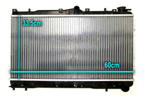 Imagen 1 de 5 de Radiador Hyundai Excel 1.5 Ls - Gs - Gls