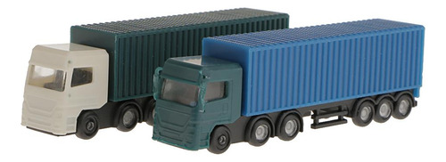 2 Piezas 1: 150 Diecast Contenedor Camión Vehículo De