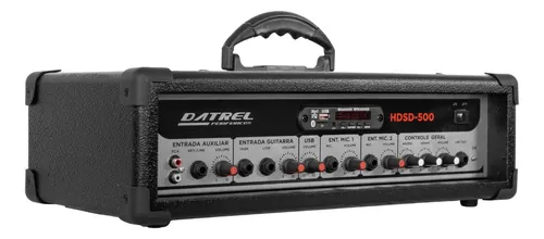 comprar Cabeçote De Som Amplificador Som 250w Bluetooth Usb Datrel Cor Preto 110vu002F220v