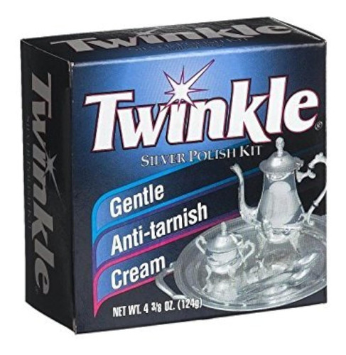 Twinkle Kit De Esmalte De Plata, Crema Suave Antideslustre,
