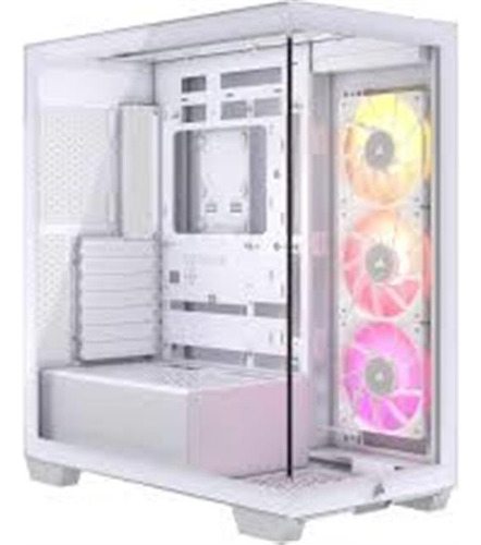 Gabinete Corsair Icue Link 3500x Rgb Midi-tower 3vent Blanco