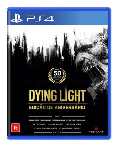 Imagem 1 de 1 de Novo: Jogo Dying Light - Edição De Aniversário - Ps4