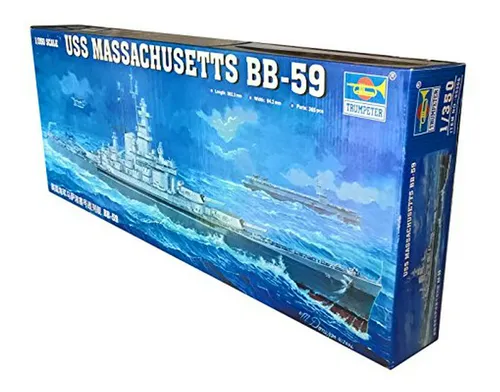 Maqueta Trumpeter Uss Massachusetts Bb59 1/350 - Acorazado
