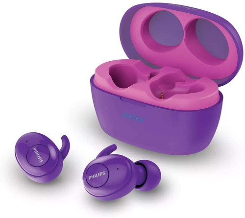 Auriculares Internos Inalambricos, Violeta | Philips T3215