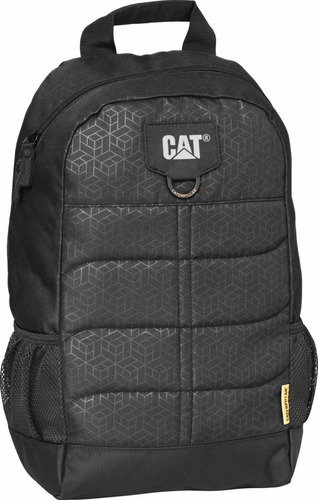 Mochila Caterpillar Benji Backpack Negro A84056478 Color Black Diseño de la tela Liso