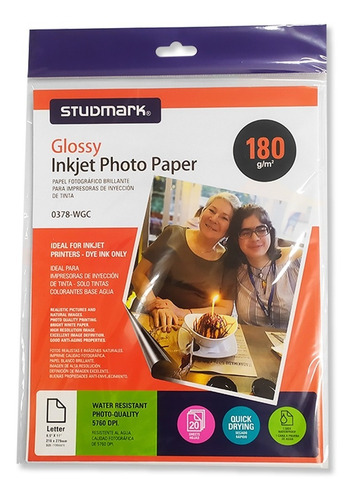 Imagen 1 de 4 de Papel Fotográfico 180g