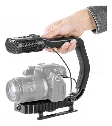 Video Handle Grip Con Micrófono Integrado Para Dji Osmo, Sev