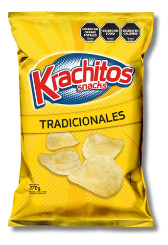 Papas Fritas Krachitos Corte Tradicional X 270 Grs.