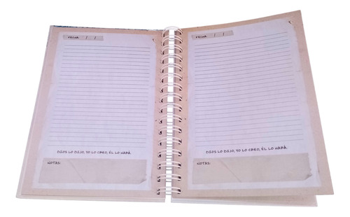 Cuaderno Tapa Dura - Regaleria Cristiana - Buena Batalla Negro