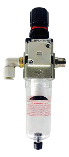 Unidade Reguladora Filtro Ar Comprimido Smc - Aw20-f02-x64 (Usado)