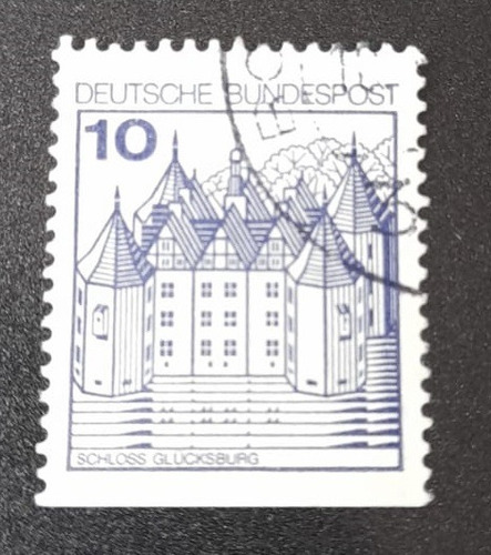 Sello Postal Alemania - Castillos Y Palacios
