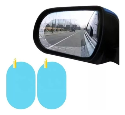 Kit Lamina Par Espejo Retrovisor Anti Lluvia 10x10cm Espejos