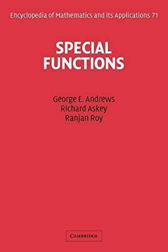 Libro: Special Functions (encyclopedia Of Mathematics And