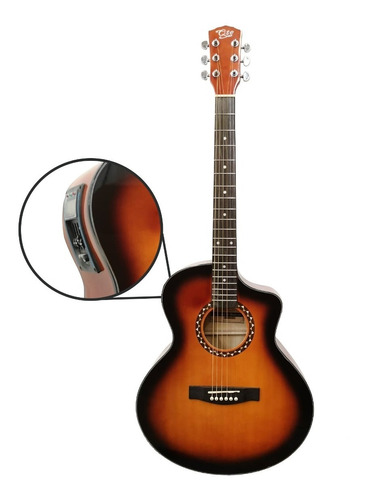 Guitarra Electroacustica Eq 5 Act+afinador+salida Balanceada