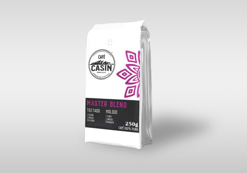 Imagen 2 de 4 de Café Tostado Y Molido By Casin - Master Blend - 250gr