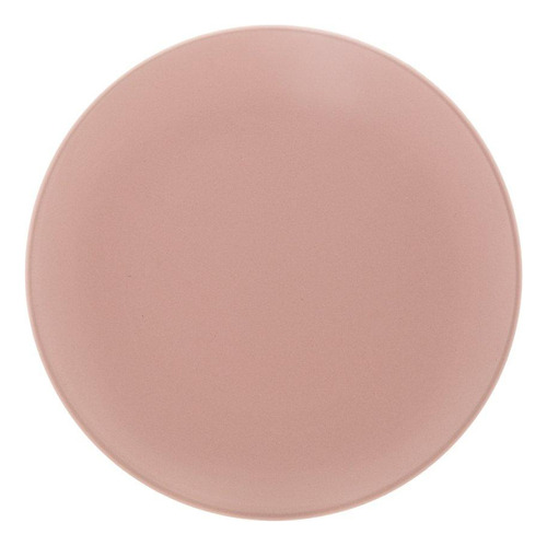 Prato Raso Lyor Cronus De Ceramica Rosa 27cm