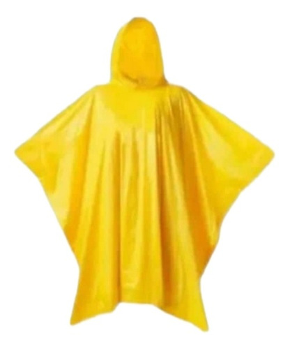 Ponchos Impermeable Tipo Ruana Color Amarillo Y Verde 