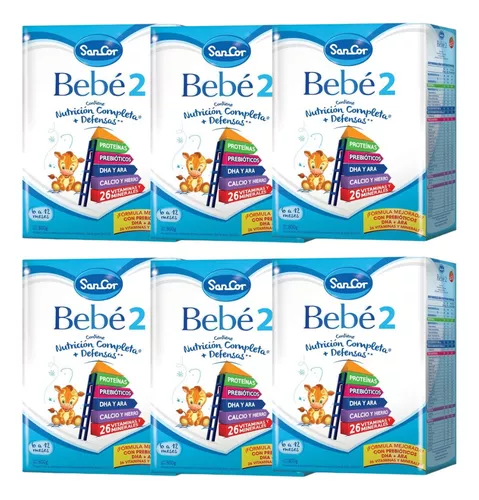 Sancor Bebé 1 Leche Infantil Polvo Etapa 1, 800 g, Sancor Bebe Nutrición  Infantil - Farmacias del Sud