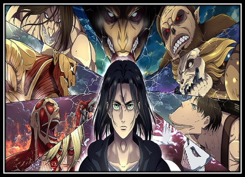 Cuadro Digital De Anime  Shingeki No Kyojin V5