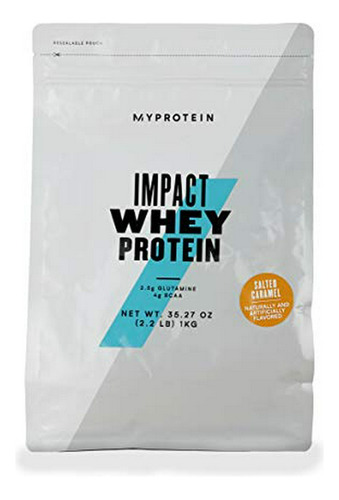 Proteína De Suero En Polvo Myprotein - Sabor A Caramelo Con Sal (2.2 Lbs, Pack De 1)