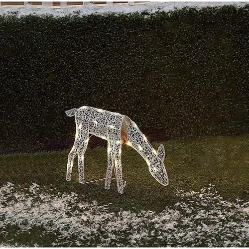 Juego De 3 Piezas De Alces Decorativos Para Jardín Navideñoy