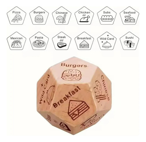 1 Pieza De Dados De Madera Para Juegos De Pareja Por Un Día