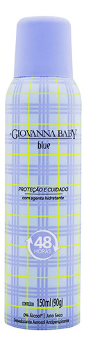 Desodorante Aerossol Antiperspirante Blue Giovanna Baby 150ml