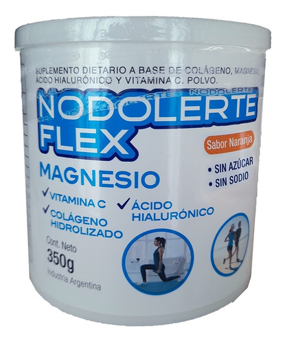 Imagen 2 de 3 de Nodolerte Flex Magnesio X 2 Frascos. De Fábrica.