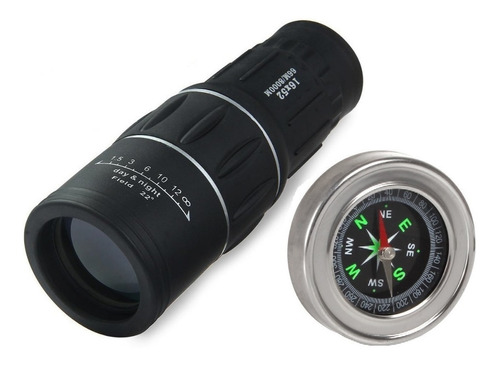 Monocular Tactico Zoom 16x52 Potente Alcance Caceria Caza