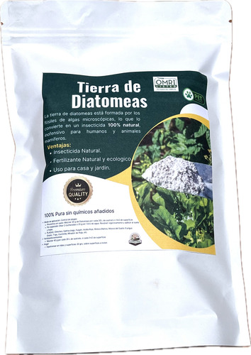1kg Polvo De Diatomeas Insecticida Tierra Diatomeas Abono