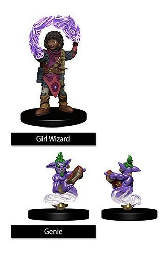 Wizkids Wardlings Rpg Figuras Chicas Wizard Y Genie
