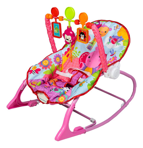 Silla Mecedora 3 En 1 Bebes Con Vibracion Y Colgantes Duck