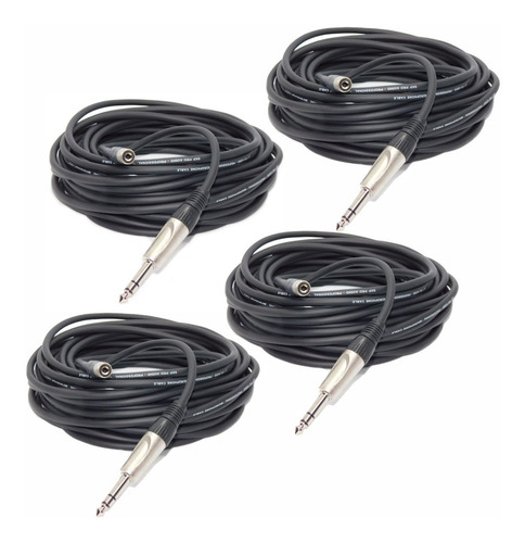 Imagen 1 de 3 de 4 Cables Plug A Mini Plug Hembra Estereos 2x4 Mts 2x8 Mts  