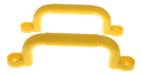 1 Par Manija Antideslizante De Agarre Seguro Para Amarillo