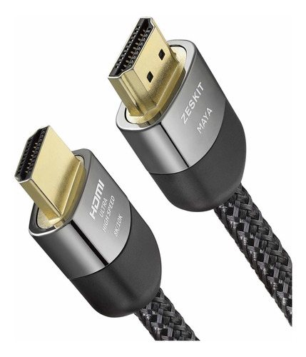 Cable Hdmi Zeskit Maya, 8 K, 48 Gbps, Ultra Hd, 50 Cm